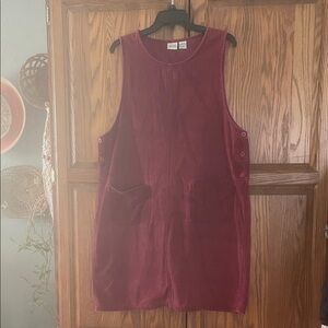 Falls Creek Burgundy Corduroy Mini Dress